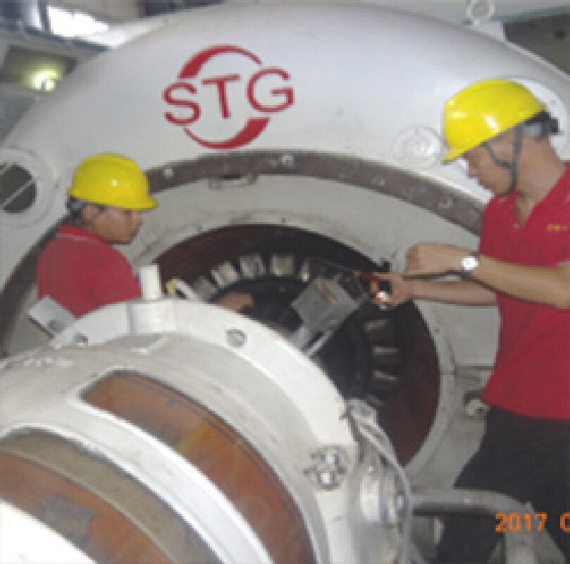 某電廠(chǎng)氣輪電機(jī)振動(dòng)故障處理