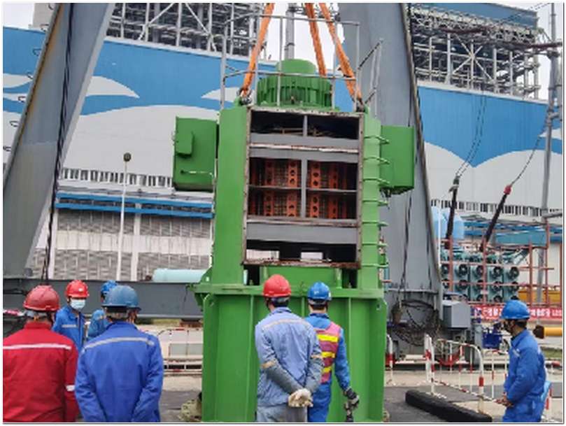 2700kw電機現(xiàn)場維修照片