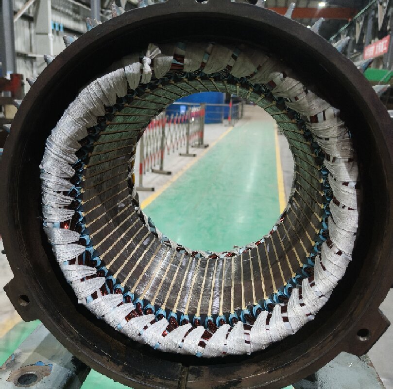 廣東某鋼鐵公司電機更換線圈