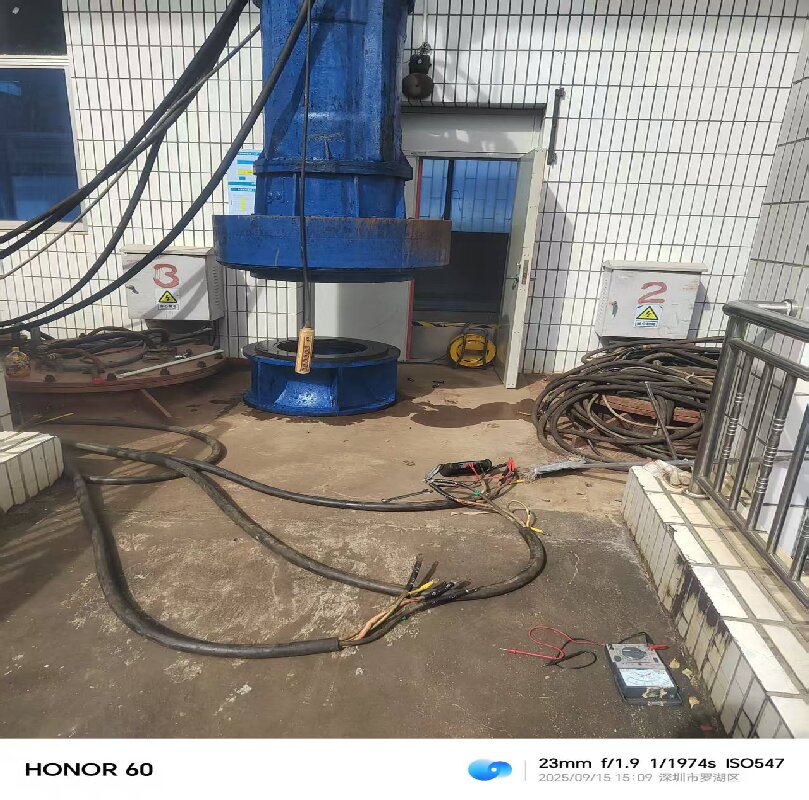 某供水公司軸流泵現(xiàn)場維修